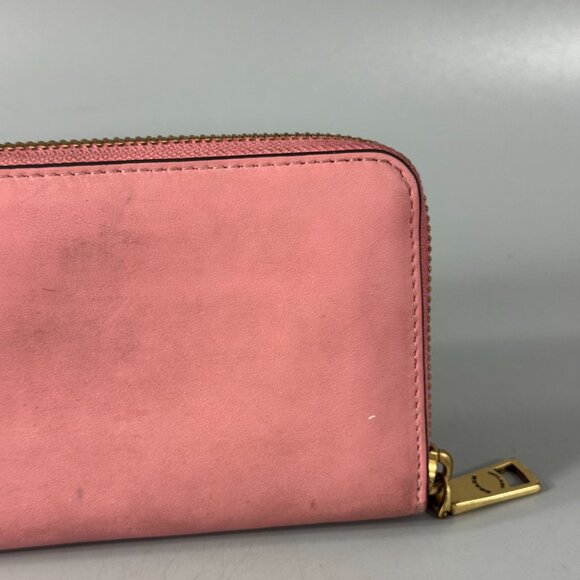 COACH Smooth Leather Slim Accordion Zip-Around Wallet, - Picture 6 of 15